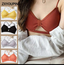 Women Cross Strap Threaded Sports Yoga Pure Cotton Bra | Buy 1 Get 1 Free