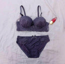 Pack Of 2 Imported Stuff Medium Padded Non-Wired Pushup Bra & Panty Set
