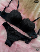 💎 Pack of 2 Royal Elegance – Full Lace Bra & Panty Set 💎
