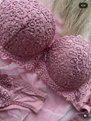 💎 Pack of 2 Royal Elegance – Full Lace Bra & Panty Set 💎