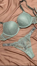 🔥 Pack of 2 | Victoria’s Secret Luxe Lace Bra Panty Set 🔥