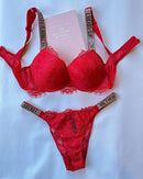 🔥 Pack of 2 | Victoria’s Secret Luxe Lace Bra Panty Set 🔥