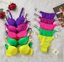 🌈 Pack of 2 | Victoria’s Secret Neon Glow Bra & Panty Set 🌈