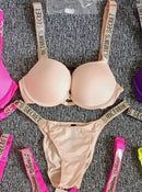 🌈 Pack of 2 | Victoria’s Secret Neon Glow Bra & Panty Set 🌈